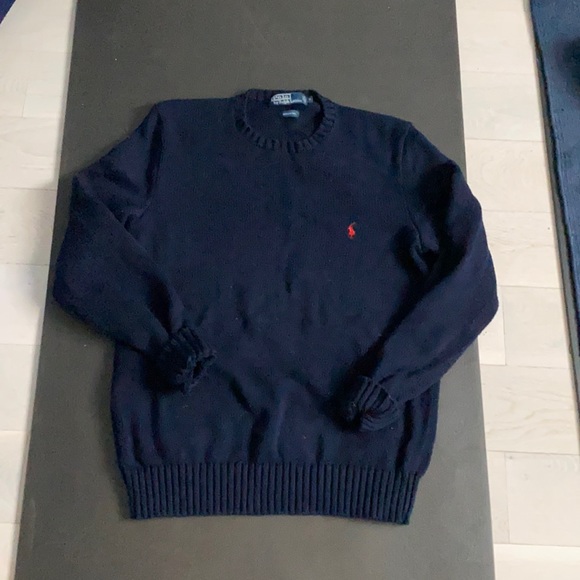 Polo Ralph Lauren Other - Polo Ralph Lauren Navy Sweater Cotton Small